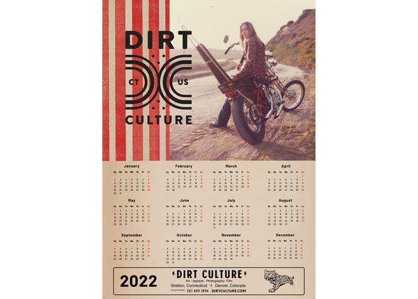 2022 Dirt Culture Calendar